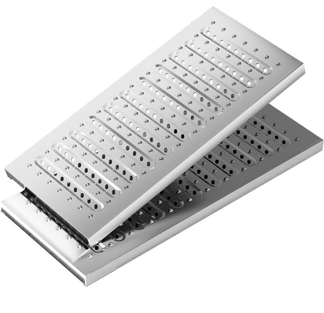 鹰手营子矿不锈钢沟盖板展示